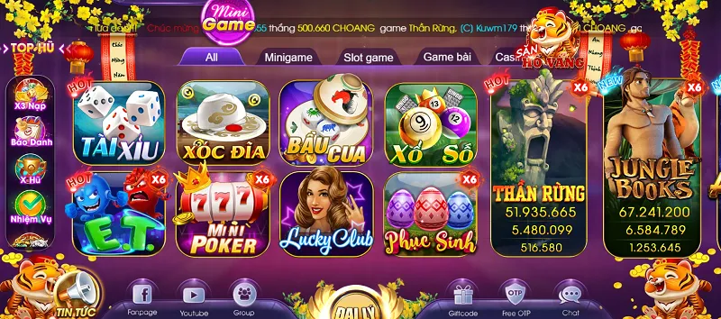 Cổng game Choáng Club