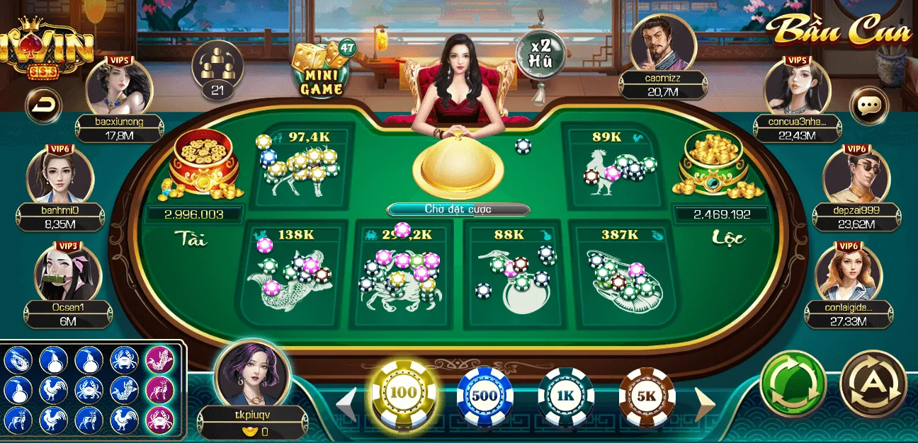 Tham gia Bầu cua online tại cổng game hàng đầu Việt Nam