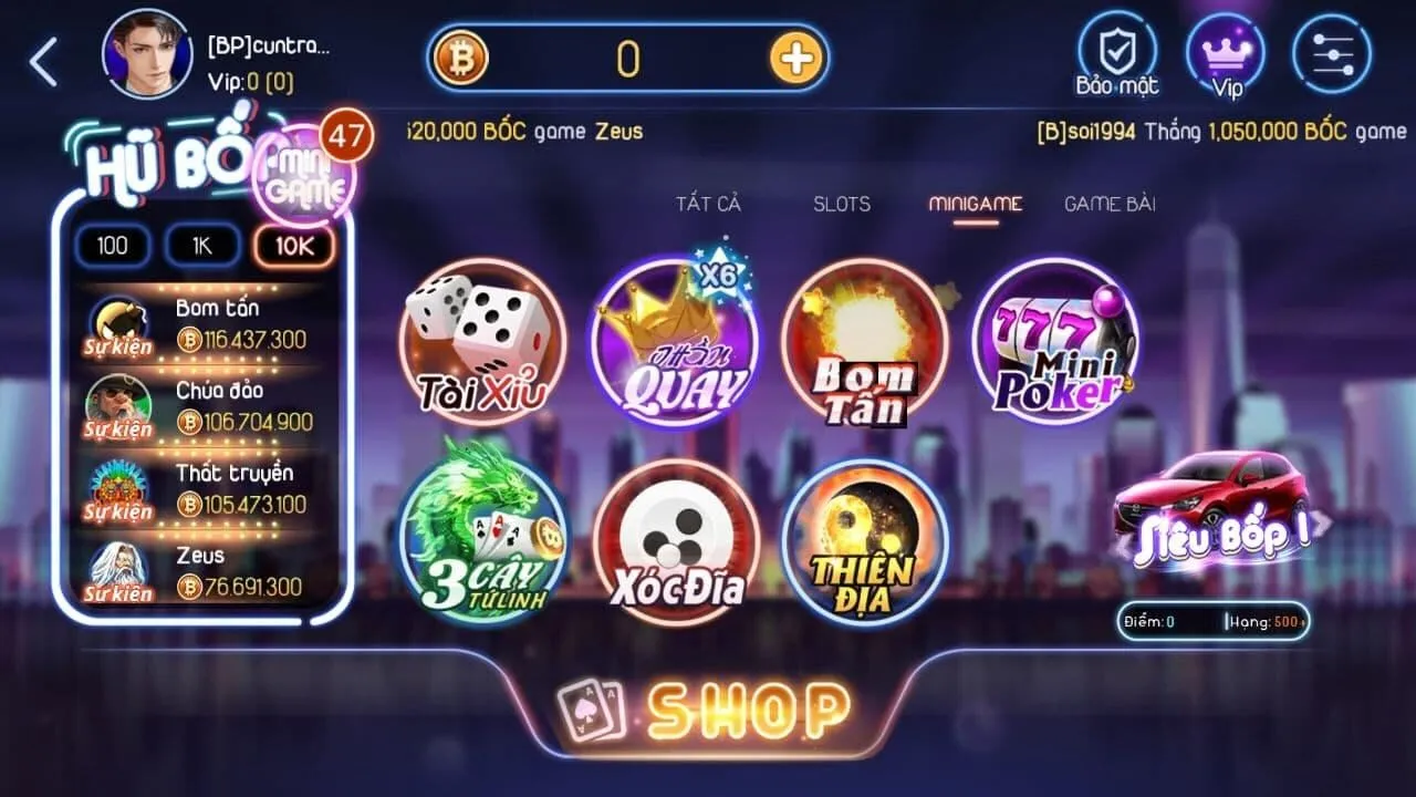 Bốp Club đang là cổng game Xóc đĩa được nhiều người chơi đặc biệt yêu thích