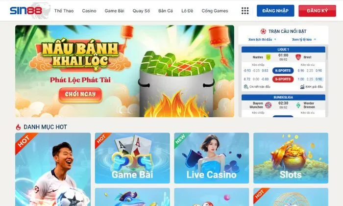Sin88 đa dạng sảnh game để người chơi trải nghiệm